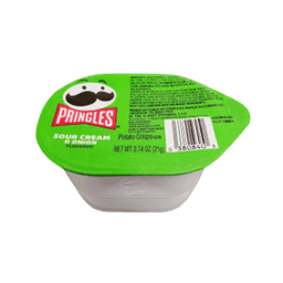 Pringles Sour Cream & Onion Potato Crisps Cup – 21g