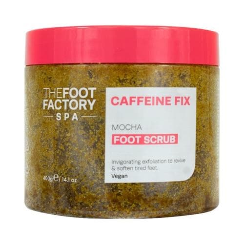 The Foot Factory Foot Spa Scrub Caffeine Fix Mocha 400g