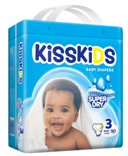 KISSKIDS SUPER DRY BABY DIAPERS ECO (M50)