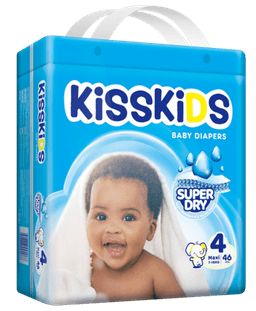 KISSKIDS SUPER DRY BABY DIAPERS ECO (L46)