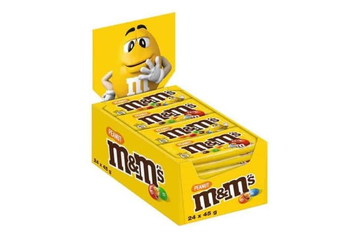 M&M’s Peanut Chocolate – 24x45g