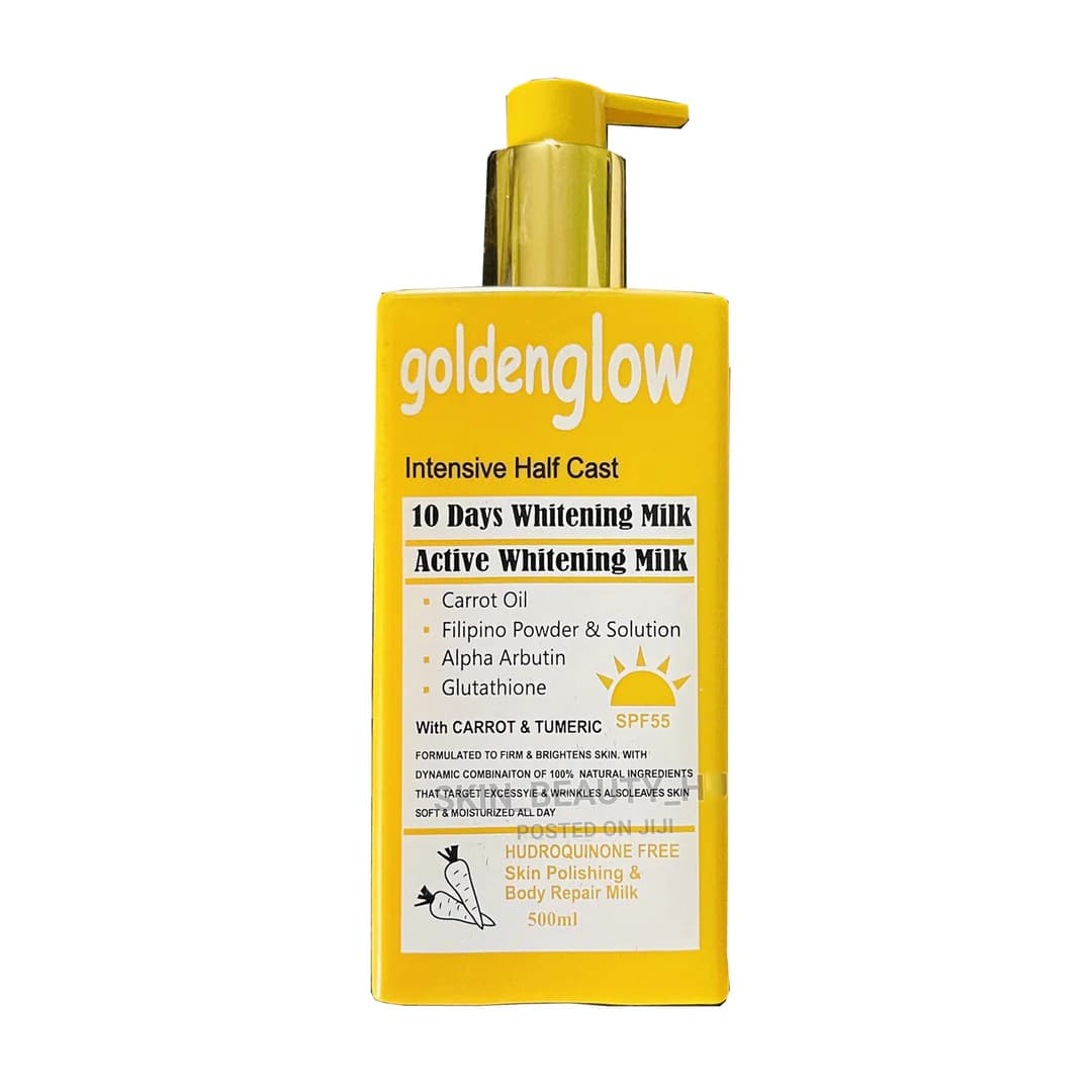 Golden Glow Intensive Half Cast 10 Days Whitening Milk With Carrot & Tumeric 50ml