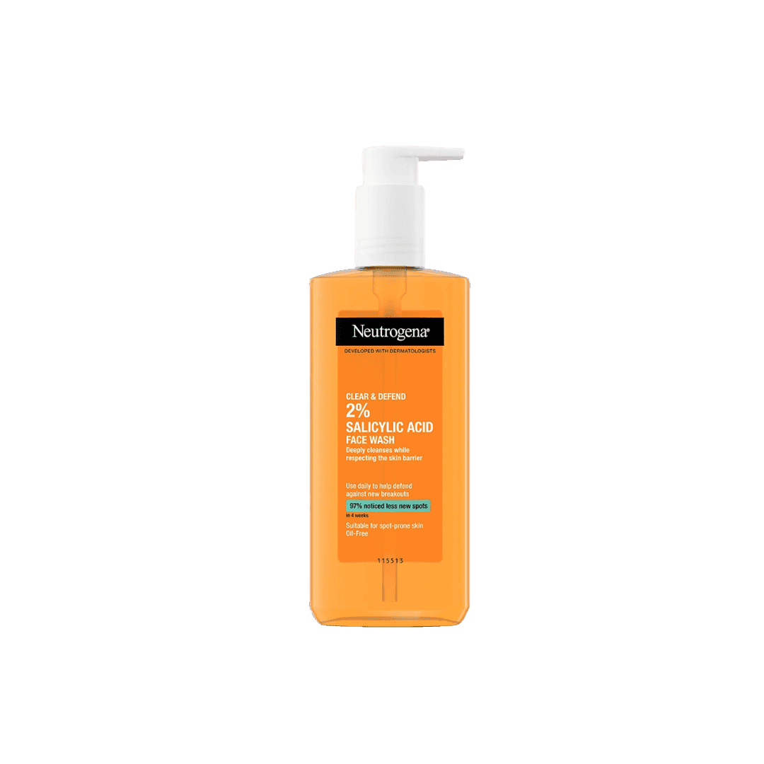 Neutrogena Clear & Defend 2% Salicylic Acid Face Wash 200ml