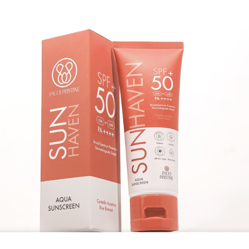 Pacci Pristine Sun Haven Aqua Sunscreen SPF 50+ 80ml