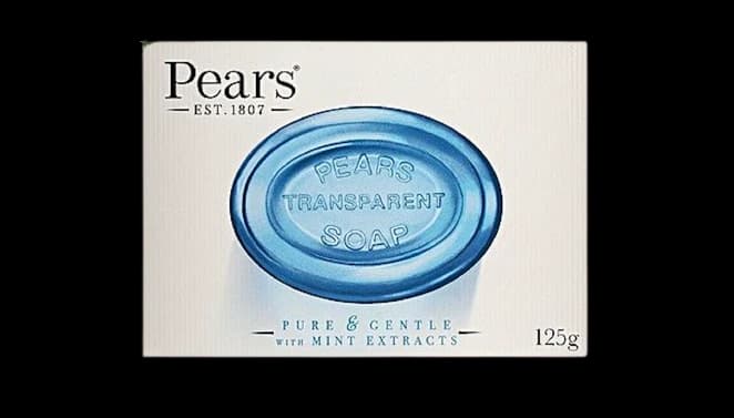 Pears Transparent Soap Pure And Gentle With Mint Extracts 125g