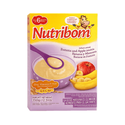 Nutribom Banana and Apple Infant cereal – 350g