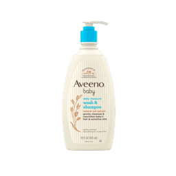 Aveeno Baby Daily Moisture Wash and Shampoo – 532ml