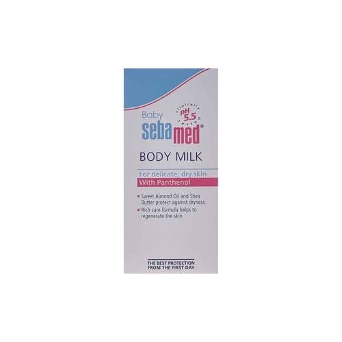 SebaMed Baby Body Milk For Delicate Dry Skin With Panthenol 400ml