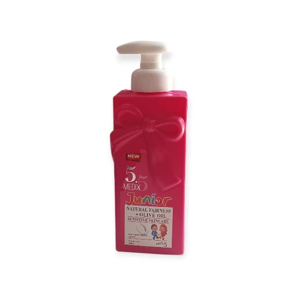 MEDIX 5.5 JUNIOR NATURAL FAIRNESS + OLIVE OIL SENSITIVE SKINCARE 400ML