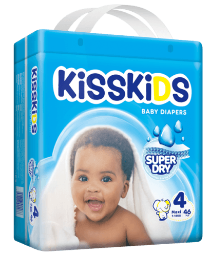 KISSKIDS SUPER DRY BABY DIAPERS ECO (L46)